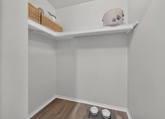 Ample storage space at Lakeside Village Apartments in Clinton Township, MI.