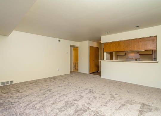 Living Room for Cali Split at Franklin River Apartments, Southfield