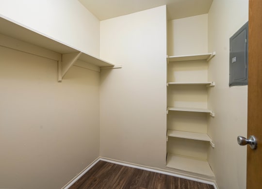 Walk-In Closet at Franklin River Apartments, Michigan