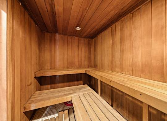Dry Sauna Room at Knottingham Apartments in Clinton Township