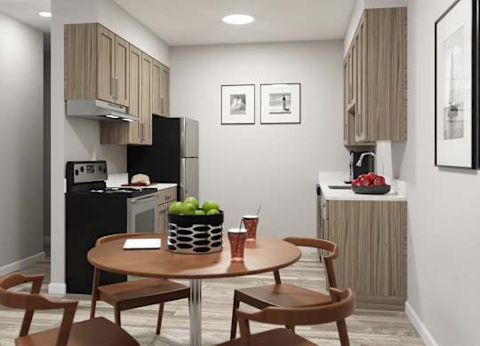 Renovated apartment homes at Lakeside Village Apartments in Clinton Township, MI.