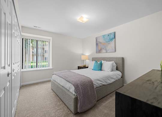 Spacious Bedroom at Lakeside Village Apartments Clinton Township MI