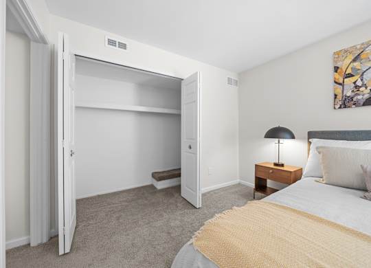 Spacious Closets at Lakeside Village Apartments Clinton Township MI
