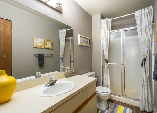 Park Lane Model Bathroomat Park Lane Apartments, MI 48033