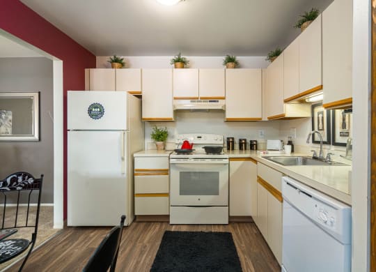 Park Lane Model Kitchenat Park Lane Apartments, Southfield, Michigan