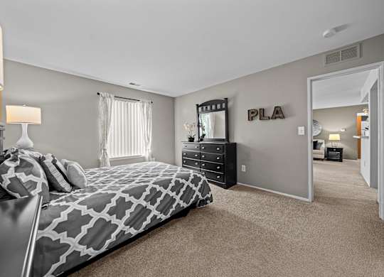 Modern Bedroom at Park Lane Apartments, Southfield, 48033