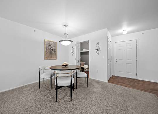 Spacious Dining room at Prentiss Pointe Apartments in Harrison Township