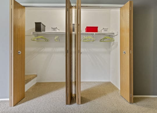 Spacious Bedroom Closets at Franklin River