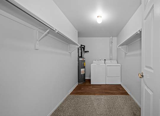Storage Closet at Woodland Villa Apartments, Westland