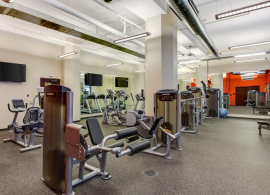 Fitness Center at Arcade Artist Apartments, St Louis, 63101