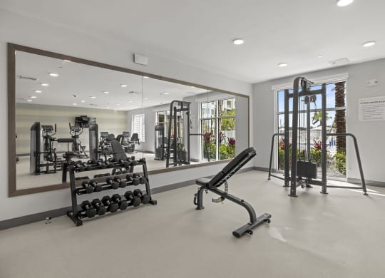 Fitness Centerat Osprey Park 62+ Apartments, Florida