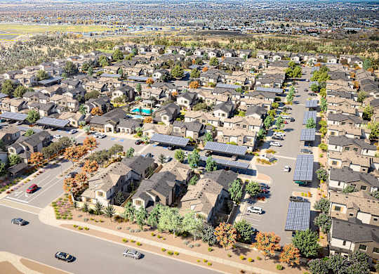 Aerial View Of Neighborhood at Allasso Ranch Apartments, Arizona