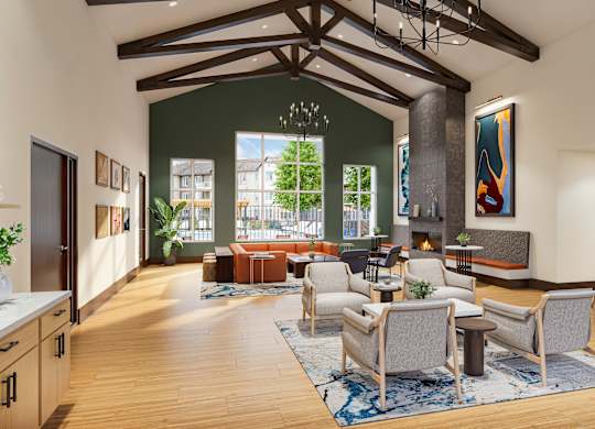 Clubhouse at Anson Crossing Apartments, Texas, 78656