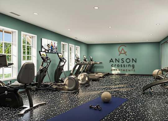 Fitness Room at Anson Crossing Apartments, Maxwell
