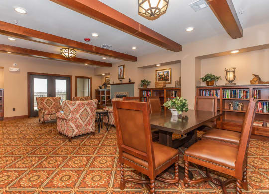 Clubhouse Dining at Mariposa at Clear Creek Webster 55+ Apartments, Webster, 77598