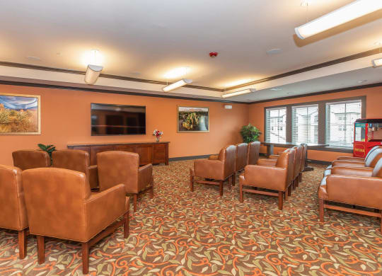 Social Lounge at Mariposa at Clear Creek Webster 55+ Apartments, Texas