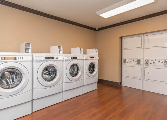 Laundry Room at Mariposa at Clear Creek Webster 55+ Apartments, Texas, 77598