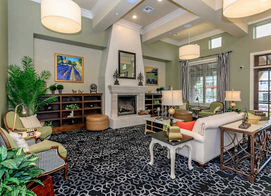 Clubroom at Hazelwood Place Apartments, Princeton, TX