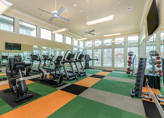 Fitness Center at Hazelwood Place Apartments, Texas
