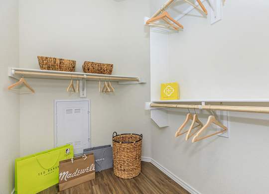 Large Closet at Hazelwood Place Apartments, Princeton Texas