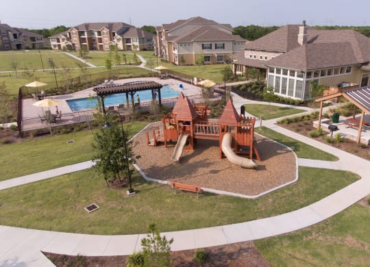 Drone Exterior View at Cypress Creek at Parker Blvd, Royse City Texas