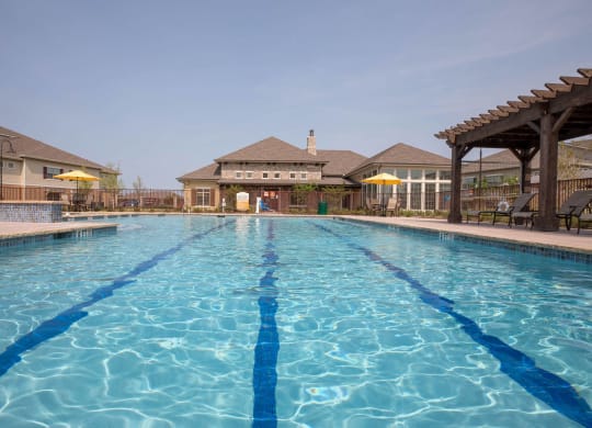 Sparkling Pool at Cypress Creek at Parker Blvd, Royse City Texas