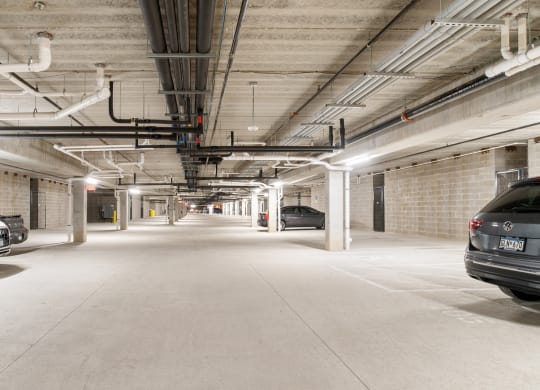Underground Parking Garage at Orville Commons, Woodbury, MN