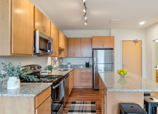 Model Apt Kitchen at Orville Commons, Woodbury, MN