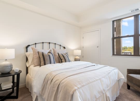 Model Apt Bedroom at Orville Commons, Woodbury