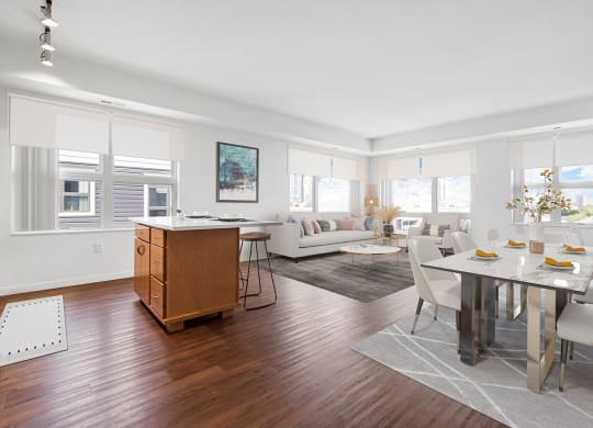 Overview interior at 1500 Nicollet Apartment Homes, Minneapolis, MN