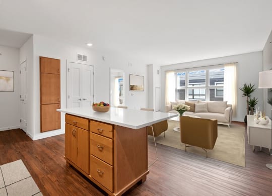 Kitchen at 1500 Nicollet Apartment Homes, Minneapolis, Minnesota