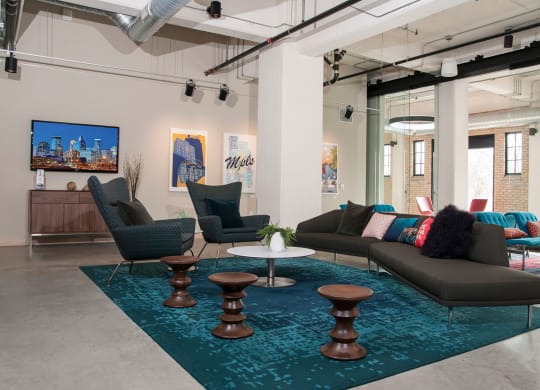 Clubroom at A-Mill Artist Lofts, Minneapolis, 55414