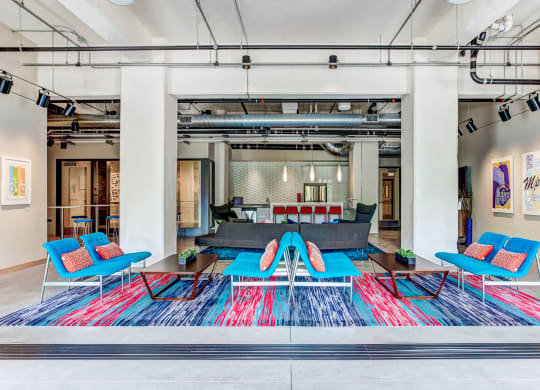 Apartment Lounge at A-Mill Artist Lofts, Minneapolis, MN, 55414