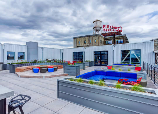 Rooftop at A-Mill Artist Lofts, Minneapolis