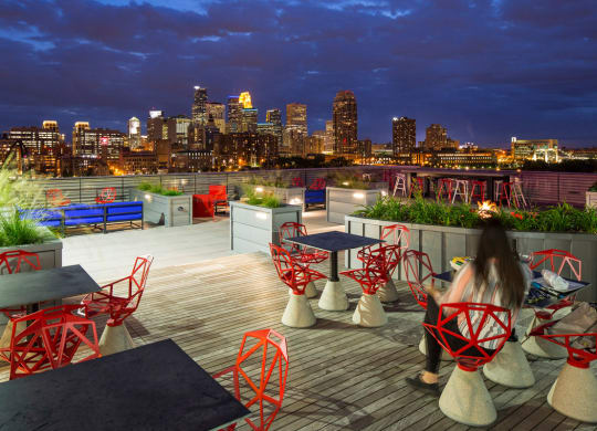 Rooftop Overview at A-Mill Artist Lofts, Minnesota, 55414