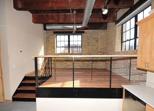 Overview_Stairs at A-Mill Artist Lofts, Minneapolis, MN, 55414