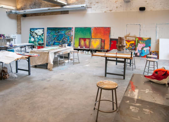 Paint Studio at A-Mill Artist Lofts, Minnesota, 55414