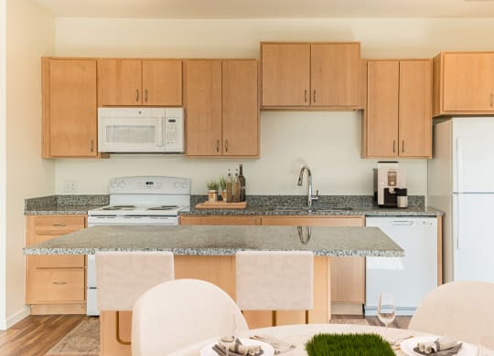 Dominium-Ashlynn Ridge-Virtually Staged Apt 2 Kitchen