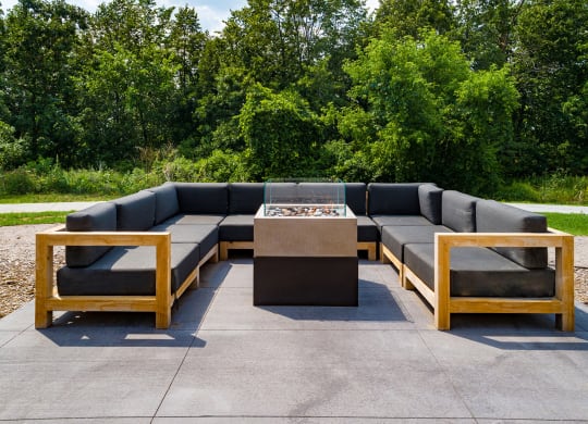Fire-Pit at The Bluffs at Liberty Glen, St. Cloud, Minnesota