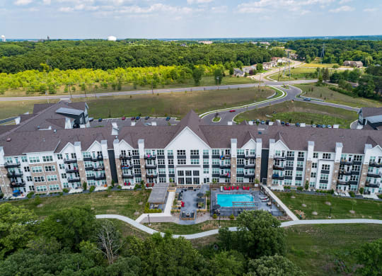Aerial View of Property at The Bluffs at Liberty Glen, St. Cloud, Minnesota