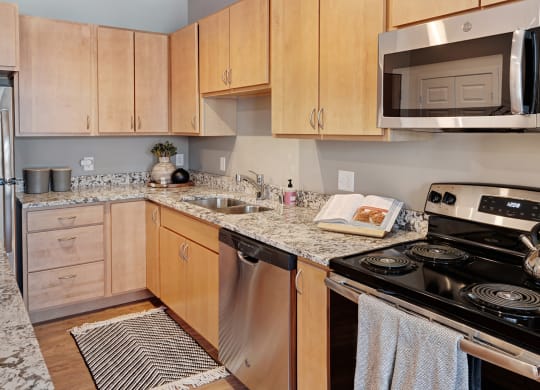Kitchen at The Bluffs at Liberty Glen, St. Cloud  