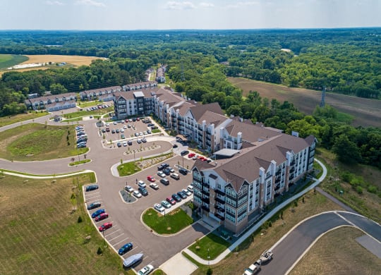 Aerial View at The Bluffs at Liberty Glen, St. Cloud, MN