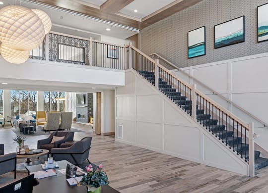 Lobby at The Bluffs at Liberty Glen, St. Cloud, 56304