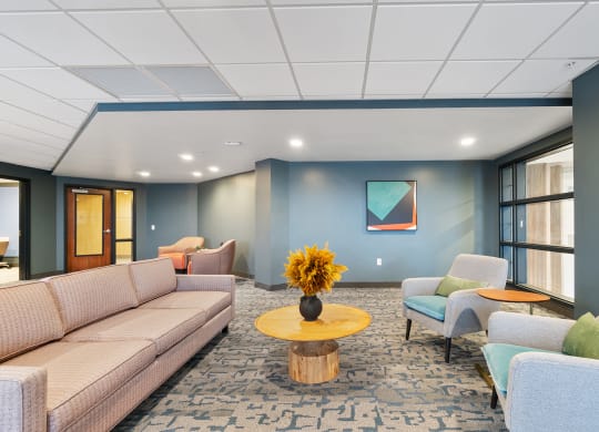 Social Lounge at The Bluffs at Nine Mile Creek, Eden Prairie