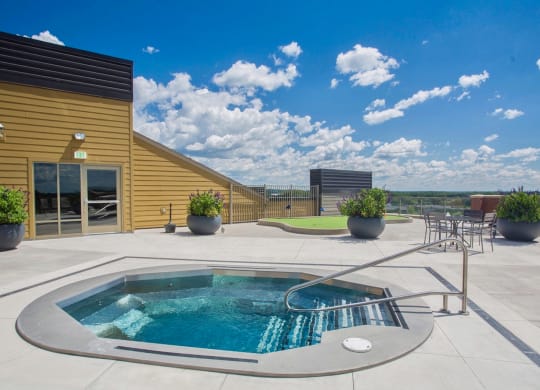 Hot Tub at The Bluffs at Nine Mile Creek, Eden Prairie, MN