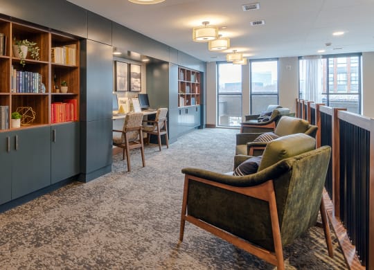 Dominium_Bren Road Station_Common Area decorat Bren Road Station 55+ Apartments, Minnetonka, 55343