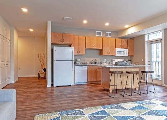 Apt Overview at Bren Road Station 55+ Apartments, Minnetonka, Minnesota