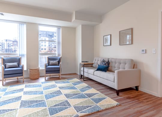 Living Roomat Bren Road Station 55+ Apartments, Minnetonka