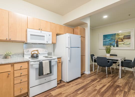 Kitchen With Dining at Capitol Crossing, Austin, TX