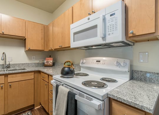 Fully Equipped Kitchen at Capitol Crossing, Austin
